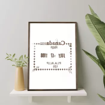 Tablou decorativ, TD016, Lemn, Desenat manual, Natural imagine