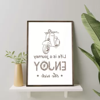 Tablou decorativ, TD024, Lemn, Desenat manual, Natural imagine