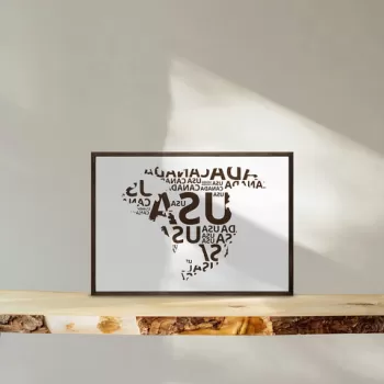 Tablou decorativ, TD113, Lemn, Desenat manual, Natural imagine