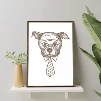 Tablou decorativ, TD159, Lemn, Desenat manual, Natural imagine