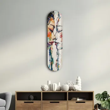 Tablou decorativ, Two Girls, Dimensiune: 20 x 80 cm, Multicolor imagine