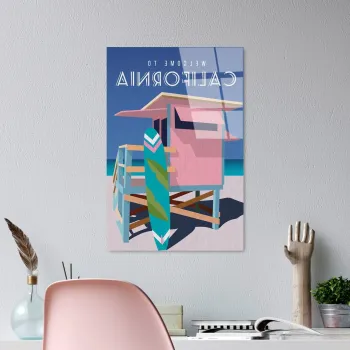 Tablou decorativ, UV-1013, Sticla temperata, 30 x 45 cm, Multicolor imagine