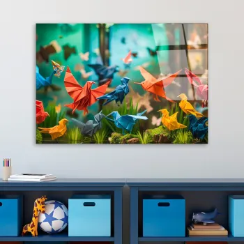 Tablou decorativ, UV-1193, 70 x 100 cm, Multicolor imagine