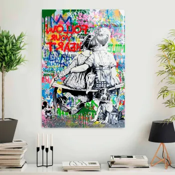 Tablou decorativ, UV-721 70 x 100, 70 x 100 cm, Multicolor imagine
