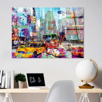 Tablou decorativ, UV-734 70 x 100, 70 x 100 cm, Multicolor imagine