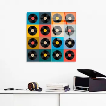 Tablou decorativ, UV-822, Sticla temperata, Dimensiune: 50 x 50 cm, Multicolor imagine