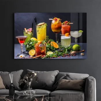 Tablou decorativ, VFT-2051, Dimensiuni: 46 x 72 cm, Multicolor imagine