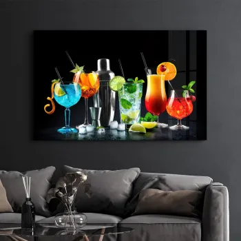 Tablou decorativ, VFT-2054, Dimensiuni: 46 x 72 cm, Multicolor imagine