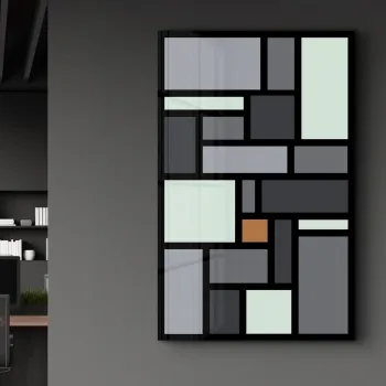 Tablou decorativ, VFT-3023, Sticla temperata, Dimensiuni: 46 x 72 cm, Multicolor imagine
