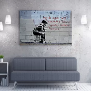 Tablou decorativ, WY03 (70 x 100), 50% bumbac / 50% poliester, Canvas imprimat, Multicolor imagine