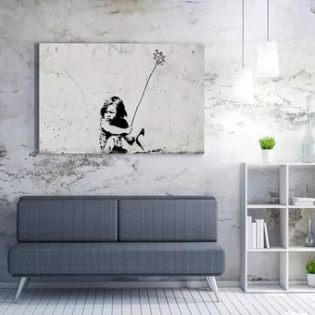 Tablou decorativ, WY08 (70 x 100), 50% bumbac / 50% poliester, Canvas imprimat, Multicolor imagine