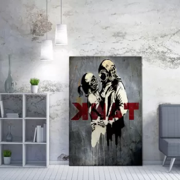 Tablou decorativ, WY11 (70 x 100), 50% bumbac / 50% poliester, Canvas imprimat, Multicolor imagine