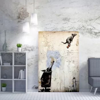 Tablou decorativ, WY117 (70 x 100), 50% bumbac / 50% poliester, Canvas imprimat, Multicolor imagine