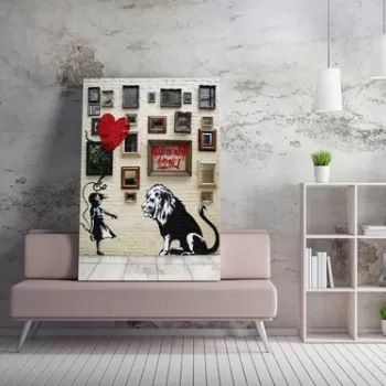 Tablou decorativ, WY119 (70 x 100), 50% bumbac / 50% poliester, Canvas imprimat, Multicolor imagine