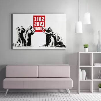 Tablou decorativ, WY123 (70 x 100), 50% bumbac / 50% poliester, Canvas imprimat, Multicolor imagine