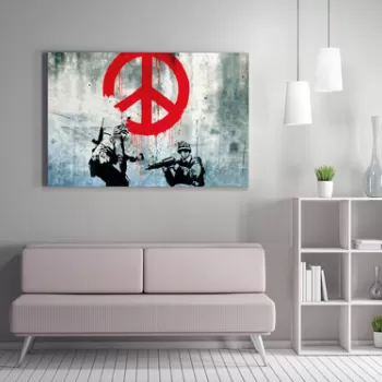 Tablou decorativ, WY126 (70 x 100), 50% bumbac / 50% poliester, Canvas imprimat, Multicolor imagine