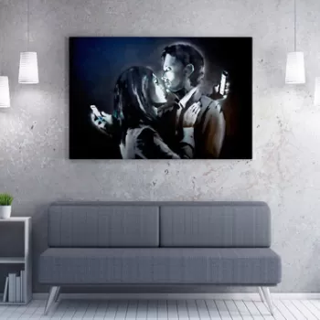 Tablou decorativ, WY128 (70 x 100), 50% bumbac / 50% poliester, Canvas imprimat, Multicolor imagine