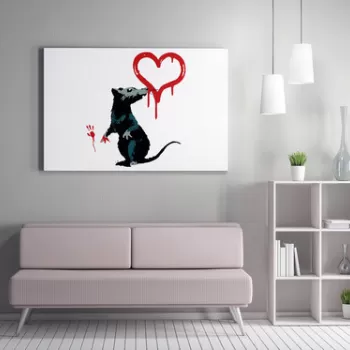 Tablou decorativ, WY129 (70 x 100), 50% bumbac / 50% poliester, Canvas imprimat, Multicolor imagine