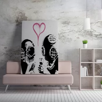 Tablou decorativ, WY13 (70 x 100), 50% bumbac / 50% poliester, Canvas imprimat, Multicolor imagine