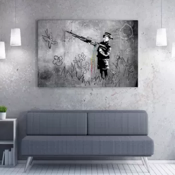 Tablou decorativ, WY133 (70 x 100), 50% bumbac / 50% poliester, Canvas imprimat, Multicolor imagine