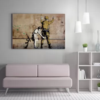 Tablou decorativ, WY14 (70 x 100), 50% bumbac / 50% poliester, Canvas imprimat, Multicolor imagine