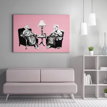 Tablou decorativ, WY141 (70 x 100), 50% bumbac / 50% poliester, Canvas imprimat, Multicolor imagine