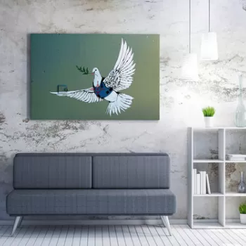 Tablou decorativ, WY15 (70 x 100), 50% bumbac / 50% poliester, Canvas imprimat, Multicolor imagine