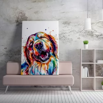 Tablou decorativ, WY165 (70 x 100), 50% bumbac / 50% poliester, Canvas imprimat, Multicolor imagine