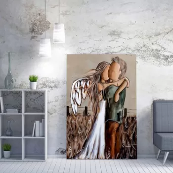 Tablou decorativ, WY179 (70 x 100), 50% bumbac / 50% poliester, Canvas imprimat, Multicolor imagine