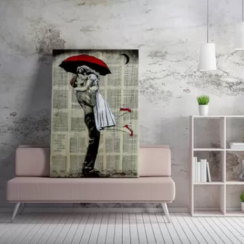 Tablou decorativ, WY182 (70 x 100), 50% bumbac / 50% poliester, Canvas imprimat, Multicolor imagine