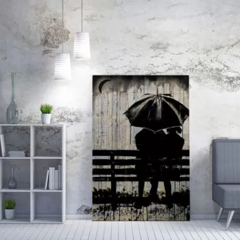 Tablou decorativ, WY183 (70 x 100), 50% bumbac / 50% poliester, Canvas imprimat, Multicolor imagine