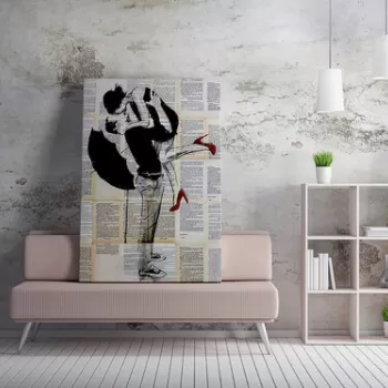 Tablou decorativ, WY185 (70 x 100), 50% bumbac / 50% poliester, Canvas imprimat, Multicolor imagine