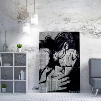Tablou decorativ, WY186 (70 x 100), 50% bumbac / 50% poliester, Canvas imprimat, Multicolor imagine