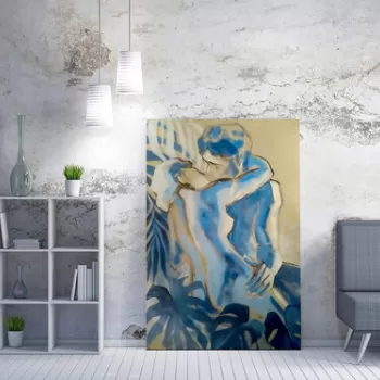 Tablou decorativ, WY190 (70 x 100), 50% bumbac / 50% poliester, Canvas imprimat, Multicolor imagine