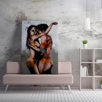 Tablou decorativ, WY193 (70 x 100), 50% bumbac / 50% poliester, Canvas imprimat, Multicolor imagine