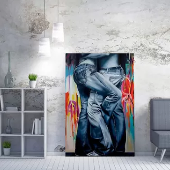 Tablou decorativ, WY194 (70 x 100), 50% bumbac / 50% poliester, Canvas imprimat, Multicolor imagine