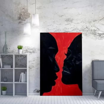 Tablou decorativ, WY197 (70 x 100), 50% bumbac / 50% poliester, Canvas imprimat, Multicolor imagine