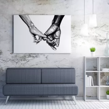 Tablou decorativ, WY202 (70 x 100), 50% bumbac / 50% poliester, Canvas imprimat, Multicolor imagine