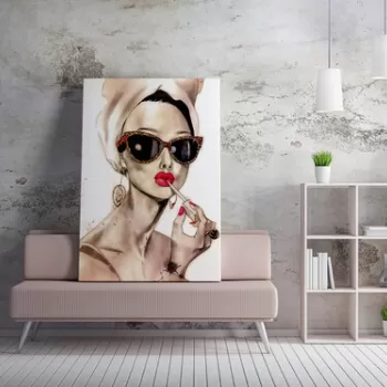 Tablou decorativ, WY205 (70 x 100), 50% bumbac / 50% poliester, Canvas imprimat, Multicolor imagine