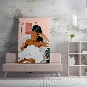 Tablou decorativ, WY207 (70 x 100), 50% bumbac / 50% poliester, Canvas imprimat, Multicolor imagine