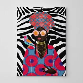 Tablou decorativ, WY208 (50 x 70), 50% bumbac / 50% poliester, Canvas imprimat, Multicolor imagine