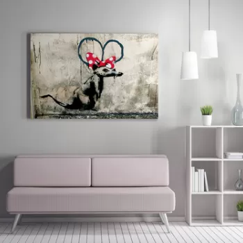 Tablou decorativ, WY21 (70 x 100), 50% bumbac / 50% poliester, Canvas imprimat, Multicolor imagine