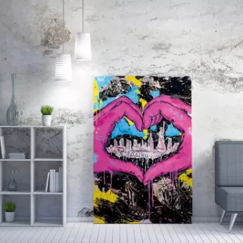 Tablou decorativ, WY218 (50 x 70), 50% bumbac / 50% poliester, Canvas imprimat, Multicolor imagine