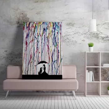 Tablou decorativ, WY220 (70 x 100), 50% bumbac / 50% poliester, Canvas imprimat, Multicolor imagine