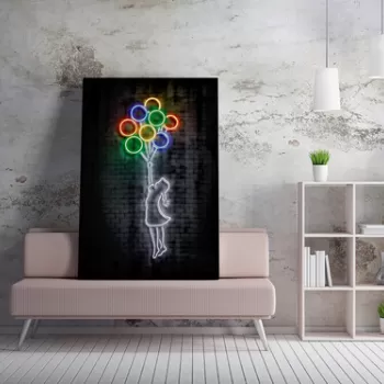 Tablou decorativ, WY224 (70 x 100), 50% bumbac / 50% poliester, Canvas imprimat, Multicolor imagine