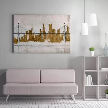 Tablou decorativ, WY227 (70 x 100), 50% bumbac / 50% poliester, Canvas imprimat, Multicolor imagine