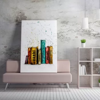 Tablou decorativ, WY231 (50 x 70), 50% bumbac / 50% poliester, Canvas imprimat, Multicolor imagine