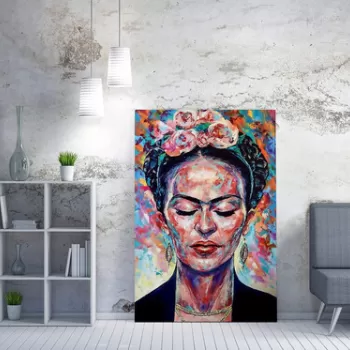 Tablou decorativ, WY233 (70 x 100), 50% bumbac / 50% poliester, Canvas imprimat, Multicolor imagine
