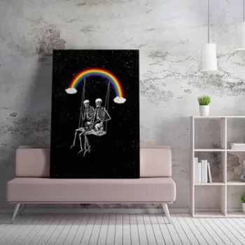 Tablou decorativ, WY236 (50 x 70), 50% bumbac / 50% poliester, Canvas imprimat, Multicolor imagine