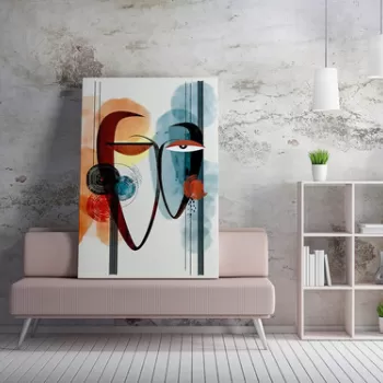 Tablou decorativ, WY244 (50 x 70), 50% bumbac / 50% poliester, Canvas imprimat, Multicolor imagine